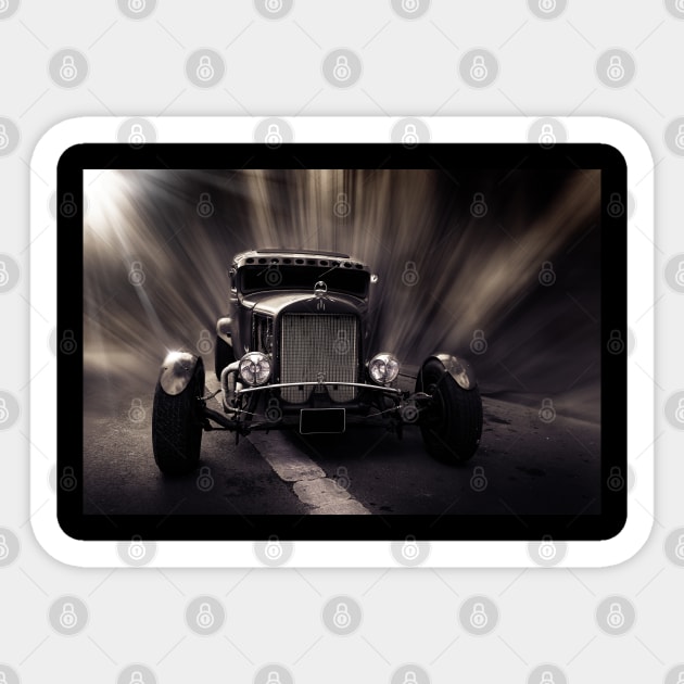 hot rod Sticker by hottehue